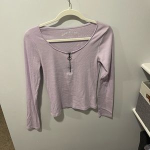 Aeropostale medium long sleeve light purple